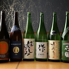 季節ごとにお勧めの日本酒をご用意しております