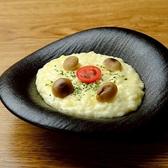 きのこのチーズリゾット