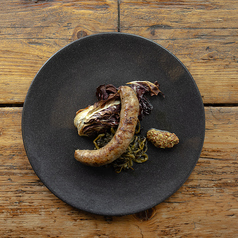 四万十ポークと黒ニンニクのサルシッチャ 藁焼き