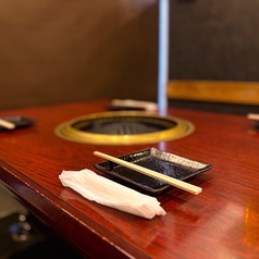 少人数宴会向けの4名テーブル