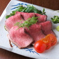 料理メニュー写真&nbsp;国産牛ローストビーフ