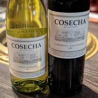 お肉とのマリアージュ♪料理にピッタリなワインも豊富！