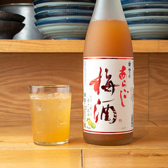 あらごし梅酒(ロック or 水 or ソーダ or お湯)