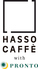 HASSO CAFFE with PRONTO ハッソウカフェ ウィズ プロントのロゴ