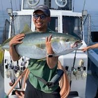 店主が釣った魚が出てくる日もある。