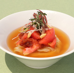 さっぱり爽やかトマトと南高梅のさわやか冷麺