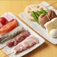 【串料理がイチオシ★】当店では、できたたの串揚げを多数ご用意しております。サクッと食べられる野菜系からがっつり食べたいお肉系まで全25種類以上ございます！好きなものを好きな量だけ注文できるので、一人飲みのおつまみとしても、大人数でシェアするのにもピッタリです♪お得な盛り合わせもございます！