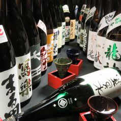 こだわり日本酒多数！飲み比べも出来ます！