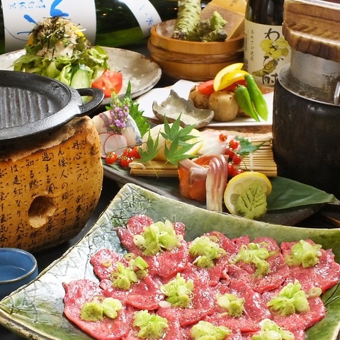 名物牛タン山葵焼ほか旬菜をたっぷり使ったお料理はご宴会にもご利用頂けます。