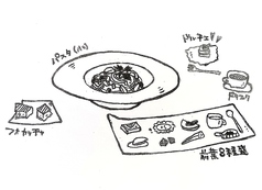 トラットリア　ギヘイのコース写真