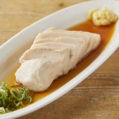 蒸し鶏の紹興酒漬け