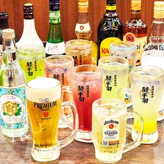 お得な飲み放題メニューをご用意！