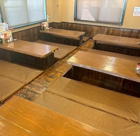 大型宴会が可能な掘りごたつ式のお座敷完備