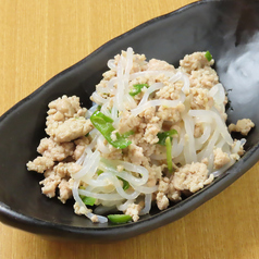 しらたきの青唐ひき肉炒め