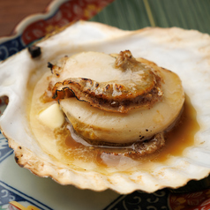 殻付き帆立バター