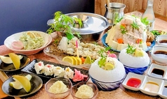 活ふぐ料理　ひゃくのコース写真