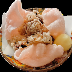 生ダコから仕込んだ生ダコの唐揚げ