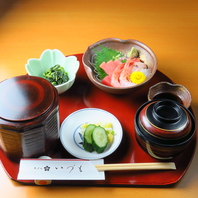 【新鮮】天ぷら屋さんのお刺身定食〈1500円〉