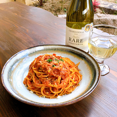 〆のパスタも大人気！好きな飲み物に合わせて是非。