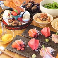 いろんなおばんざいを愉しむならコースがおすすめ！