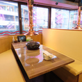 落ち着いた雰囲気の店内は、打ち上げ・会社宴会・女子会・誕生日・デートなどに最適です。美味しいお肉をごゆっくりご堪能ください。