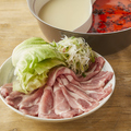 料理メニュー写真&nbsp;極！赤チゲ豚ロースしゃぶしゃぶ鍋