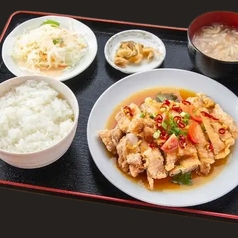 油淋鶏定食