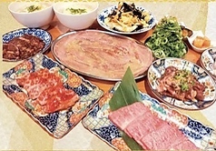 倉敷焼肉ホルモン たけ田のコース写真
