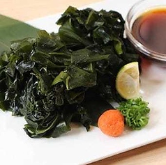 鳴門わかめの刺身