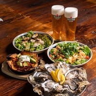 新鮮魚介が食べられる☆