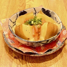 蒸じゃがバター　塩辛チーズバター