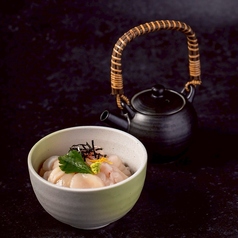 帆立とエビの出汁茶漬け