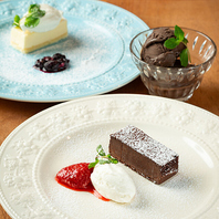 デザートプレートや丁寧なおもてなしで大切な日を彩る
