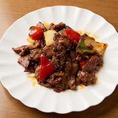 ラム肉のクミン風味炒め