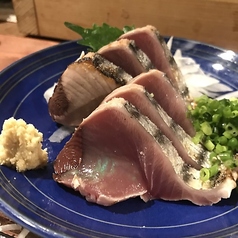 薬味たっぷりカツオタタキ