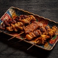 料理メニュー写真&nbsp;焼鳥五種盛り（塩・タレ）