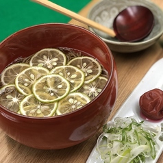 冷）【夏季限定】カボス冷かけ蕎麦