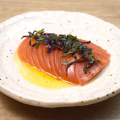 冷やしトマト塩昆布オリーブ