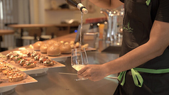 バスクのワインチャコリもご用意☆