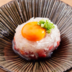 ネギ塩海鮮ユッケ