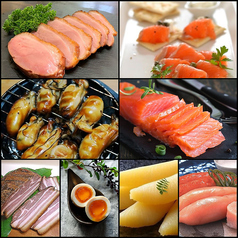 おつまみ燻製盛り合わせ