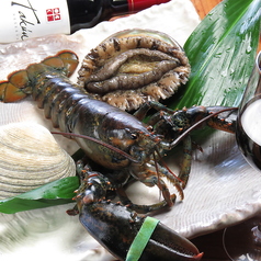 アワビの鉄板焼き