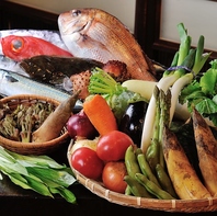 宮城旬の食材料理と質、量にこだわり～