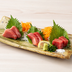 本マグロ部位3種盛り