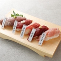 料理メニュー写真 肉寿司５貫盛り