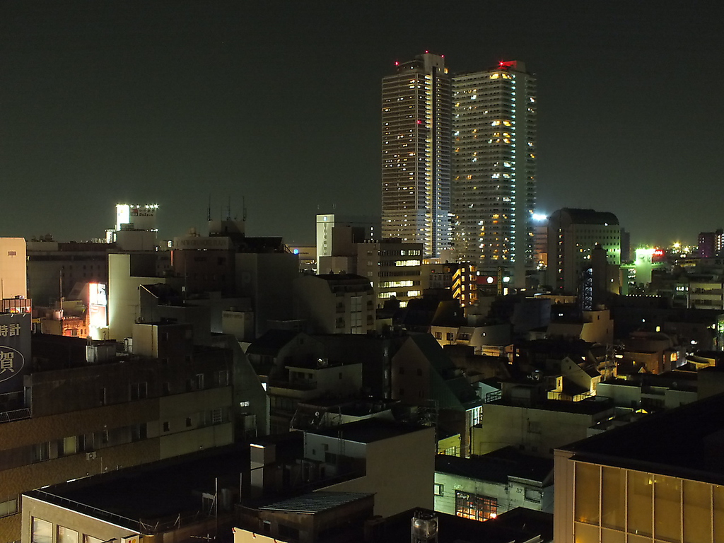 スカイルームから見る眺望  ツインタワー!