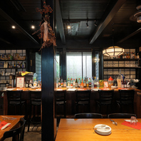 和モダンが映える落ち着いた空間