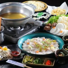 泉州名物!ハモ鍋コース(季節限定)無料送迎+飲み放題付き