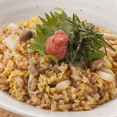 たらことしめじのバター醤油チャーハン