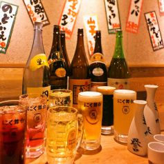 ビール、日本酒、ワイン、カクテル各種豊富に取り揃え！